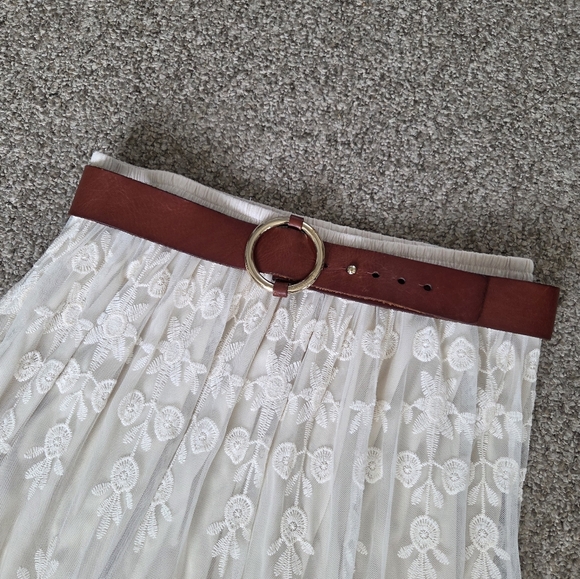 Vintage Michael Kors Y2K Genuine Leather Wide‎ Brown Boho Belt XL -Gold Buckle main image 10